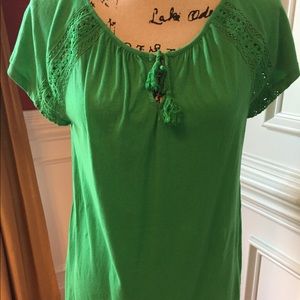 Ralph Lauren short-sleeve top in bright green